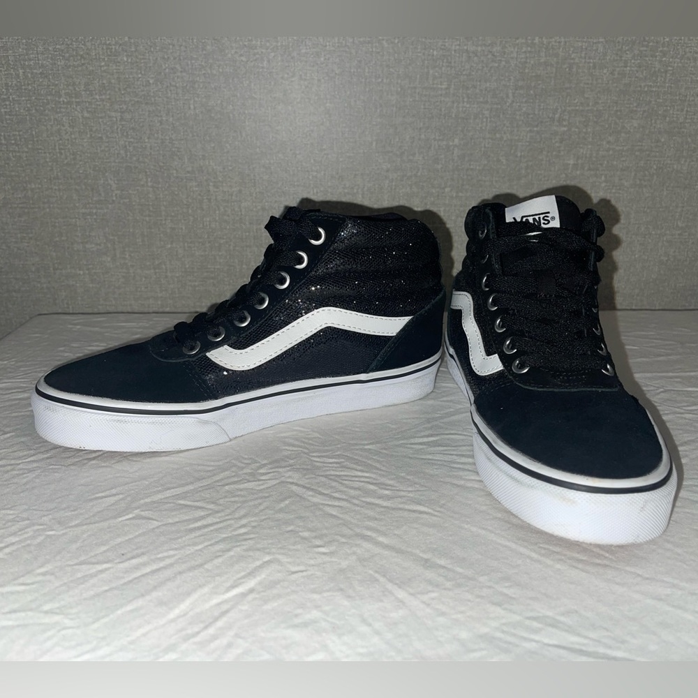 Black glitter High top Vans